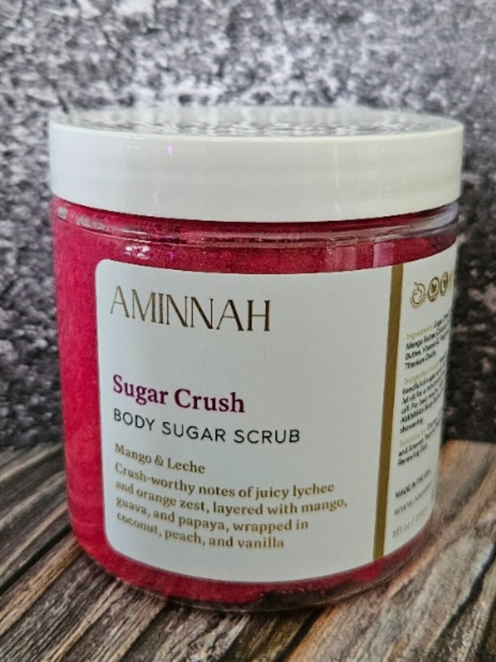AMINNAH - Sugar Crush Body Sugar Scrub